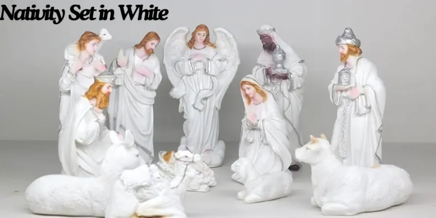 Nativity Set in White