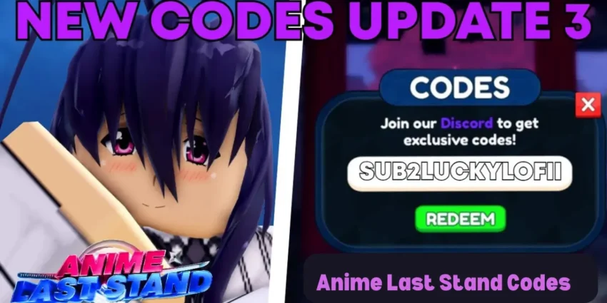 Anime Last Stand Codes